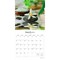 Mindful Living | 2026 12 x 24 Inch (Hanging) Monthly Square Wall Calendar | Plastic-Free | Brush Dance | Art Quotes Photography Inspiration